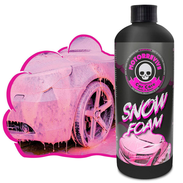 Shampoing pour voiture Motorrevive Snow Foam Concentré 500 ml Rose