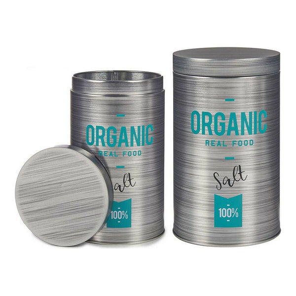 Tin Salt 10,4 x 18,2 x 10,4 cm Grey Tin