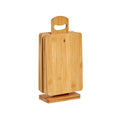 Set Cutting board With support Brown Bamboo (6 Pieces) (21 x 14 x 0,8 cm)