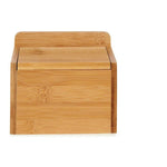 Salt Shaker with Lid Brown Bamboo (14 x 9 x 11,5 cm)