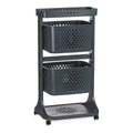 Vegetable trolley Anthracite polypropylene (33 x 81 x 44 cm)