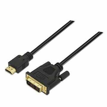 Kabel iz HDMI v DVI NANOCABLE 10.15.0502 1,8 m Črna 1,8 m