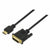 Câble HDMI vers DVI NANOCABLE 10.15.0502 1,8 m Noir 1,8 m