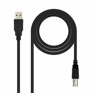 USB A to USB B Cable NANOCABLE CABLE USB 2.0 IMPRESORA, TIPO A/M-B/M, NEGRO, 3.0 M 3 m Black