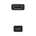 HDMI to Micro HDMI Cable NANOCABLE 10.15.3501 Black (0,8 m)