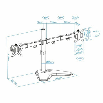 TV Mount TooQ DB1702TN-B