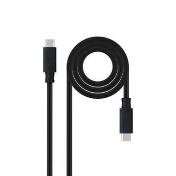Kabel USB C NANOCABLE 10.01.4100 Črna 50 cm