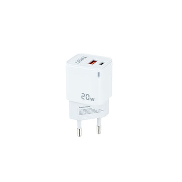 Wall Charger TooQ White 20 W