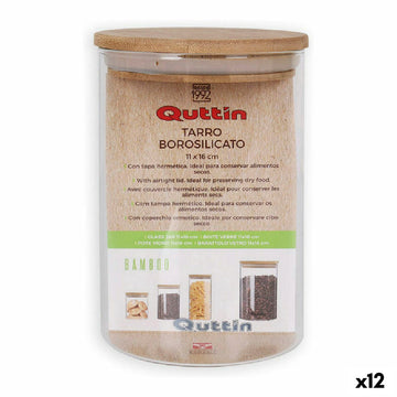 Boîte Quttin Silicone 1,15 L 11 x 11 x 16 cm (12 Unités)