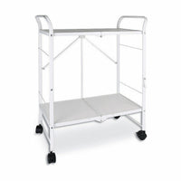 Chariot de service Blanc Pliable 68,3 x 35,5 cm