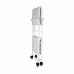 Chariot de service Blanc Pliable 68,3 x 35,5 cm