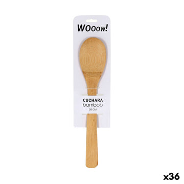Bambuslöffel Wooow Bambus 30 x 6,2 x 0,8 cm (36 Stück)