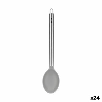 Louche Quttin Silicone Acier inoxydable Acier 34 x 7 cm (24 Unités)