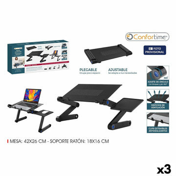 Adjustable Multi-position Laptop Table Confortime 18 x 16 cm 42 x 26 cm