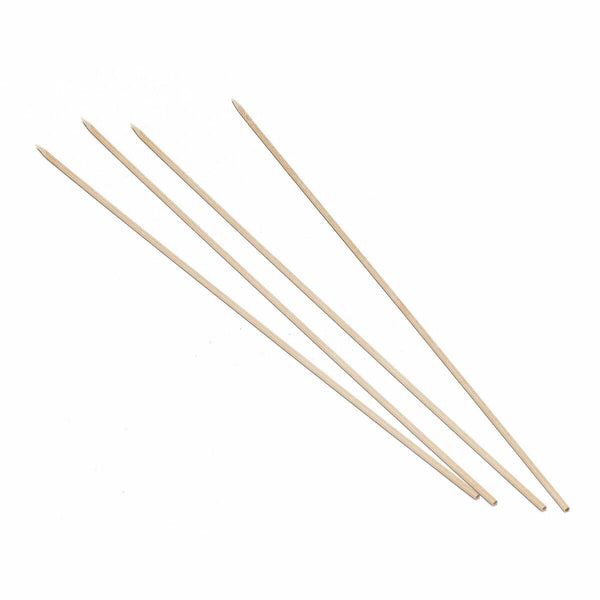 Barbecue Skewer Set Algon Bamboo 300 x 2,5 x 30 mm (100 Pieces) (24 Units)