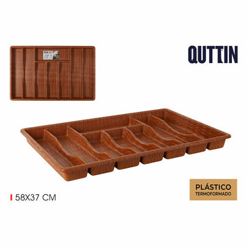 Range-couverts Quttin 59 x 38 cm Thermoplastique (12 Unités)