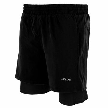 Short de Sport pour Homme Joluvi Meta Duo Noir