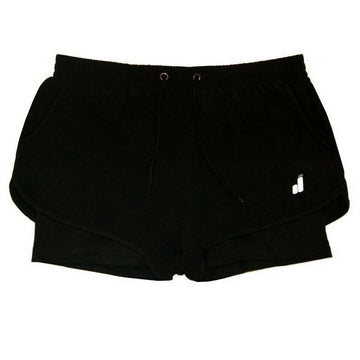 Damen-Sportshorts Joluvi Meta Duo Schwarz