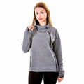 Damen Sweater ohne Kapuze Joluvi Kross Dunkelgrau