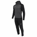 Tracksuit for Adults Joluvi Hood Ran Dark grey Black Men