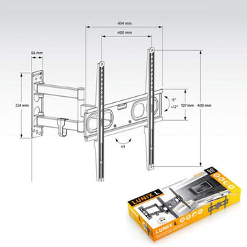 Nosilec za TV Axil AC0592E 26"-60" 30 Kg 60" 26" 30 Kg