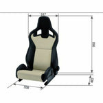 Rennsport-Sitz Recaro SPORTSTER CS Schwarz Pilot