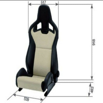 Siège Racing Recaro SPORTSTER CS Noir Pilote