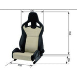 Rennsport-Sitz Recaro SPORTSTER CS Schwarz Co-Pilot