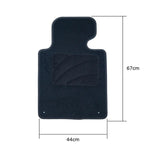 Car Floor Mat OCC Motorsport OCCBW0007GD Dark grey Grey