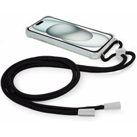 Protection pour téléphone portable Cool iPhone 15 Noir Transparent Apple