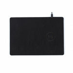 Mousepad mit Qi Wireless Ladegerät MiniBatt Power Pad Schwarz