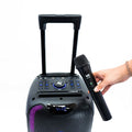 Tragbarer Bluetooth Lautsprecher mit Mikrofon Woxter Rock'n'Roller ST Schwarz