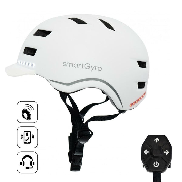 Čelada za na električni skiro Smartgyro SMART PRO Bela