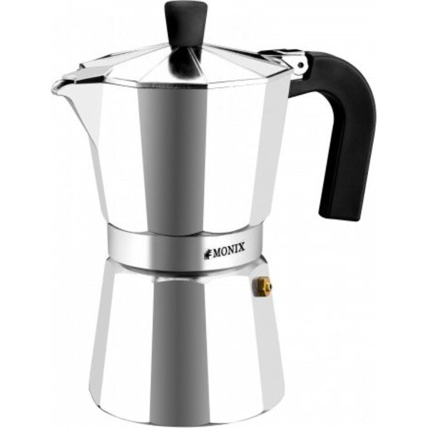 Italian Coffee Pot Monix Braisogona_M620006 Silver Aluminium 6 Cups