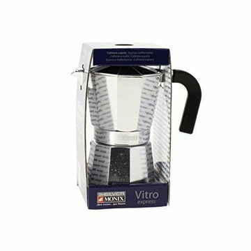 Italian Coffee Pot Monix Braisogona_M620006 Silver Aluminium 6 Cups