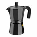 Italian Coffee Pot Monix Braisogona_M640003 Black Aluminium 3 Cups
