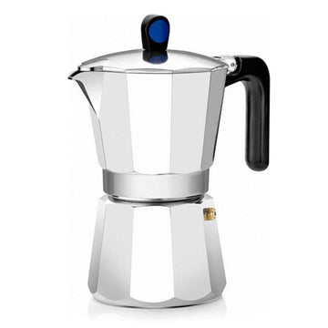 Italian Coffee Pot Monix 5300045872 Steel Aluminium 6 Cups 300 ml