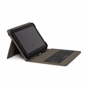 Case for Tablet and Keyboard Nilox NXFU004 10.5" Brown