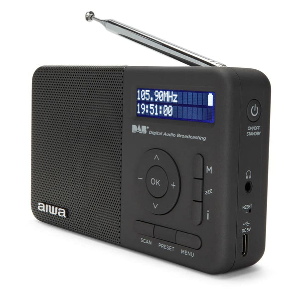 Radio Aiwa RD40DABBK Schwarz 2000 mAh