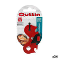 Ouvre-boîte Quttin Rouge Papillon Pliable 7 x 4 x 0,3 cm (24 Unités)