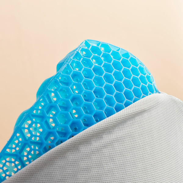 Gel Lumbar Cushion with Removable Cover Glushion InnovaGoods