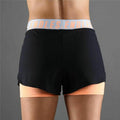 Short de Sport pour Femme Endless Tech Iconic Orange Noir