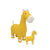 Plüschtier Crochetts AMIGURUMIS PACK Gelb Pferd 38 x 18 x 42 cm 94 x 33 x 100 cm 2 Stücke