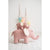 Fluffy toy Crochetts AMIGURUMIS PACK White Elephant 48 x 26 x 23 cm 90 x 35 x 48 cm 2 Pieces