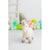 Plišasta igrača Crochetts AMIGURUMIS MINI Bela Siva Samorog 46 x 36 x 16 cm