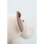 Jouet Peluche Crochetts AMIGURUMIS MINI Blanc Eléphant 48 x 23 x 22 cm