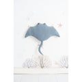 Fluffy toy Crochetts OCÉANO Light Blue Manta ray 67 x 77 x 11 cm