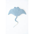 Jouet Peluche Crochetts OCÉANO Bleu clair Raie manta 67 x 77 x 11 cm