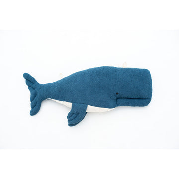 Fluffy toy Crochetts OCÉANO Dark blue Whale 28 x 75 x 12 cm