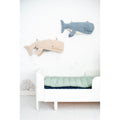 Fluffy toy Crochetts OCÉANO Blue Whale 29 x 84 x 14 cm 2 Pieces